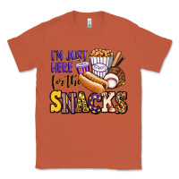 Copper i'm just here for the snacks baseball purple and g Classic Tee - Jasminsmagicworld