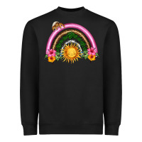 Black summer sun rainbow Heavyweight Sweatshirt - HRA Design Shop