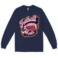 Navy football mom Long Sleeve Tee - JahusDesignShop