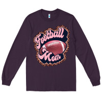 Plum football mom Long Sleeve Tee - JahusDesignShop