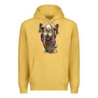 Antique Gold tie dye camel Premium Hoodie - BarkalooDesign