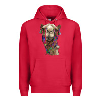 Cardinal tie dye camel Premium Hoodie - BarkalooDesign