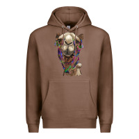 Chestnut tie dye camel Premium Hoodie - BarkalooDesign
