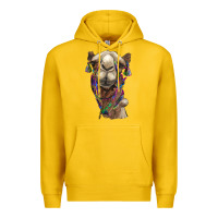 Lemon tie dye camel Premium Hoodie - BarkalooDesign