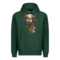 Sports Green tie dye camel Premium Hoodie - BarkalooDesign