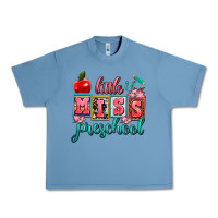 Pebble Blue little miss preschool Urban Heavy Tee - AdoDesignShop