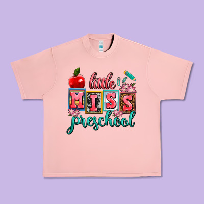 Little Miss Preschool Urban Heavy Tee Designed By Adodesignshop