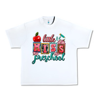 White little miss preschool Urban Heavy Tee - AdoDesignShop