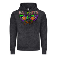 Vintage Black halloween girl Vintage Hoodie - CowhideDigitalArt
