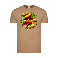 Vintage Coffee juneteenth sunflower black lives matter Vintage Tee - HRA Design Shop