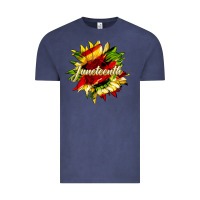 Vintage Denim juneteenth sunflower black lives matter Vintage Tee - HRA Design Shop