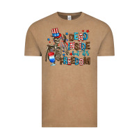 Vintage Coffee dead inside but its freedom Vintage Tee - AdoDesignShop