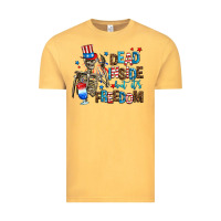 Vintage Mustard dead inside but its freedom Vintage Tee - AdoDesignShop