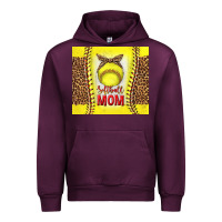Mauve Wine softball with leopard tumbler tbs Urban Hoodie - TumblerDesignByShophia