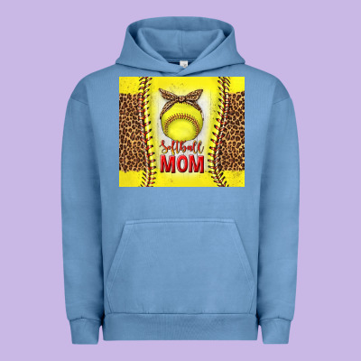 Softball With Leopard Tumbler Tbs Urban Hoodie Designed By Tumblerdesignbyshophia