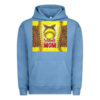 Pigment Pebble Blue softball with leopard tumbler tbs Urban Hoodie - TumblerDesignByShophia