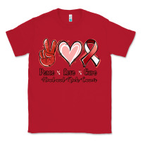 Red peace love cure head and neck cancer Classic Tee - Jasminsmagicworld