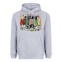 Heather Grey resting nurse face Heavyweight Hoodie - MaliasSmallBusiness