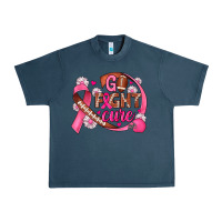 Midnight Navy breast cancer go fight cure football Urban Heavy Tee - JahusDesignShop