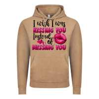 Vintage Coffee i wish i was kissing you instead of missing you Vintage Hoodie - FaDigitalArtStudio