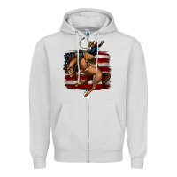 Dove Grey Bucking Bronco Zipper Hoodie - Jasminsmagicworld