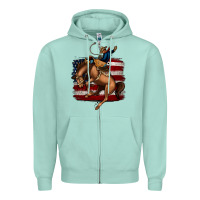 Seafoam Bucking Bronco Zipper Hoodie - Jasminsmagicworld
