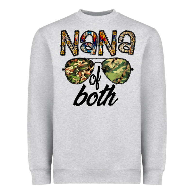 Nana Of Both Heavyweight Sweatshirt by CowhideDigitalArt | Teevron