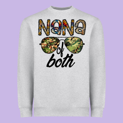 Nana Of Both Heavyweight Sweatshirt Designed By Cowhidedigitalart