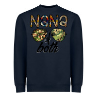 Navy nana of both Heavyweight Sweatshirt - CowhideDigitalArt