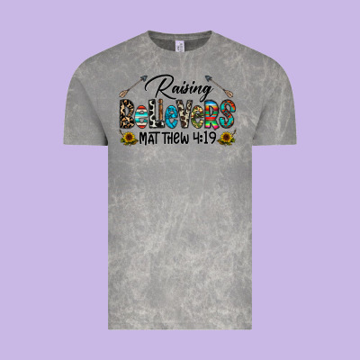 Raising Believers Vintage Tee Designed By Cowhidedigitalart