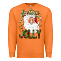 Carrot Feeling Jolly with Santa Premium Sweatshirt - NancyCooperArtShop