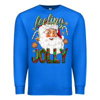 True Royal Feeling Jolly with Santa Premium Sweatshirt - NancyCooperArtShop