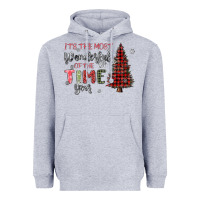 Heather Grey its the most wonderful time of the year Heavyweight Hoodie - MaliasSmallBusiness
