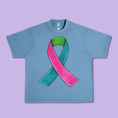 Metastatic Breast Cancer Ribbon Urban Heavy Tee Designed By Jahusdesignshop