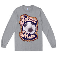 Heather Grey soccer mom Long Sleeve Tee - JahusDesignShop