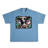Pebble Blue western background turquoises gemstones black and white baby cow Urban Heavy Tee - BarkalooDesign