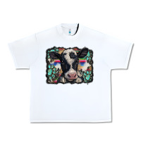 White western background turquoises gemstones black and white baby cow Urban Heavy Tee - BarkalooDesign