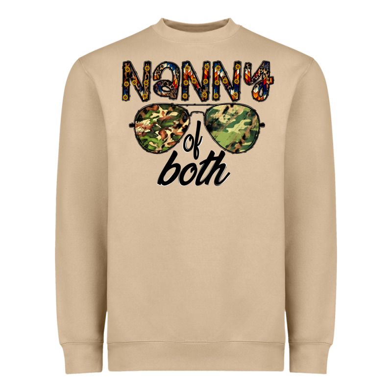 Nanny Of Both Heavyweight Sweatshirt by CowhideDigitalArt | Teevron