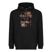 Black my holidays are all booked up Heavyweight Hoodie - MaliasSmallBusiness