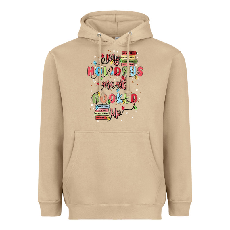 My Holidays Are All Booked Up Heavyweight Hoodie by MaliasSmallBusiness | Teevron