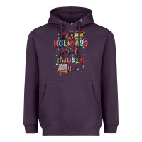 Plum my holidays are all booked up Heavyweight Hoodie - MaliasSmallBusiness