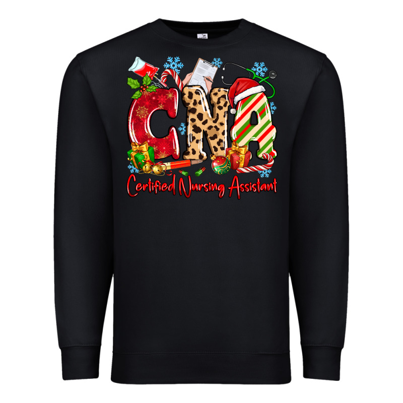 Cna Certified Nursing Assistant Christmas Premium Sweatshirt by MaliasSmallBusiness | Teevron