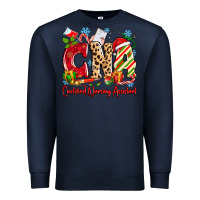 Navy CNA Certified Nursing Assistant Christmas Premium Sweatshirt - MaliasSmallBusiness