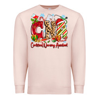 Pale Pink CNA Certified Nursing Assistant Christmas Premium Sweatshirt - MaliasSmallBusiness