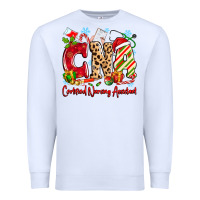White CNA Certified Nursing Assistant Christmas Premium Sweatshirt - MaliasSmallBusiness