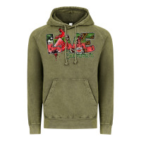 Vintage Olive love summer Vintage Hoodie - SublimationCraftShop