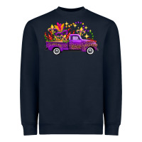 Navy mardi gras truck Heavyweight Sweatshirt - FaDigitalArtStudio