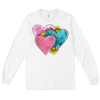 White hearts Long Sleeve Tee - AdoDesignShop