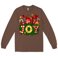 Chestnut christmas joy coffee and candies Long Sleeve Tee - AdoDesignShop