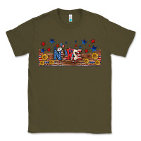 Army Green american nurse libbey glass Classic Tee - BundleAndBundleShop